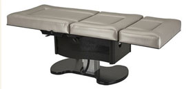 Living Earth Crafts SoHo All-in_One  Spa Salon Massage Chairin  View with optional black lacquer finish base