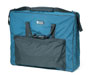 Living Earth Craft's heavy duty nylon deluxe carrycase is reinforced with super-strength nylon webbing to form the top handles. Edges have vinyl piping, with heavy duty built-in scuff pads on the bottom and heavy duty zippers with double pulls for easy access. Matching shoulder strap with shoulder pad and padded side handle for easy lifting. Available in blue with black trim, built to fit your Living Earth Craft table.