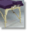 Earthlite's reiki endplates increase leg room at both end of your table.