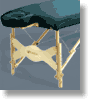 Earthlite's standard endplate complements and exemplifies your table's hardwood construction.