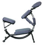 The ergonomic Pisces Productions Dolphin II massage chair moves with you and weighs only 18 1/2 lbs.