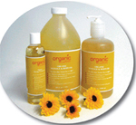 Organic Massage & Body Oil:Ingredients Hightlight: Organic Sunflower Oil ; Organic Safflower Oil ; Organic Sesame Oil & Olive Oil ; Hemp Seed Oil ; Organic Flax Seed Oil ; Organic Jojoba Oil ; Organic Rosehip Seed Oil ; Vitamin E ; Organic Botanical Extracts of Lavender, Chamomile, Aloe Vera, & Calendula ; Natural Essential Oils of Bulgarian Lavender & Bergamot ; No Nut Oils & Naturally Preserved 
Our Organic Massage and Body Oil is a combination of Certified Organic and natural seed oils, that are rich in essential fatty acids and botanical extracts. Truly a one of a kind formula, offering perfect glide. It offers optimum skin nutrition, with healing properties and leaves the skin silky smooth. It is not heavy nor greasy. Excellent for deep tissue control work, or as an emollient body oil. It contains no nut oils and is naturally preserved. Essential oils of Bulgarian Lavender and Bergamot add additional skin benefits. Use Organic Massage Oil either for spa or massage treatments, or as a wonderful body oil. Our Organic Massage and Body Oil is one of our many premier massage products.

