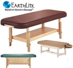 Earthlite Sedona  Stationary Shelf Trestle & Cabinet Massage Reiki Tables