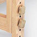 Double knobs for 
added strength.