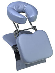 TravelMate - Earthlite's desktop, go-everywhere massage support, a superior product for the on-the-go massage therapist. Earthlite's TravelMate brings your therapy to any home or office. Sets up solidly on any desk or table top - adjusts easily, providing balanced support to a client's head and chest.